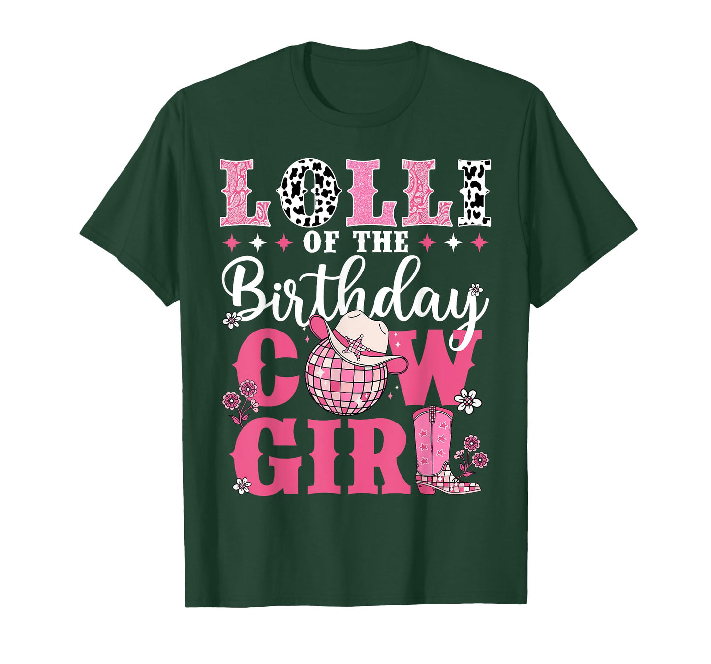 Lolli Of The Birthday Cow-Girl Western Rodeo Bday Party T-Shirt