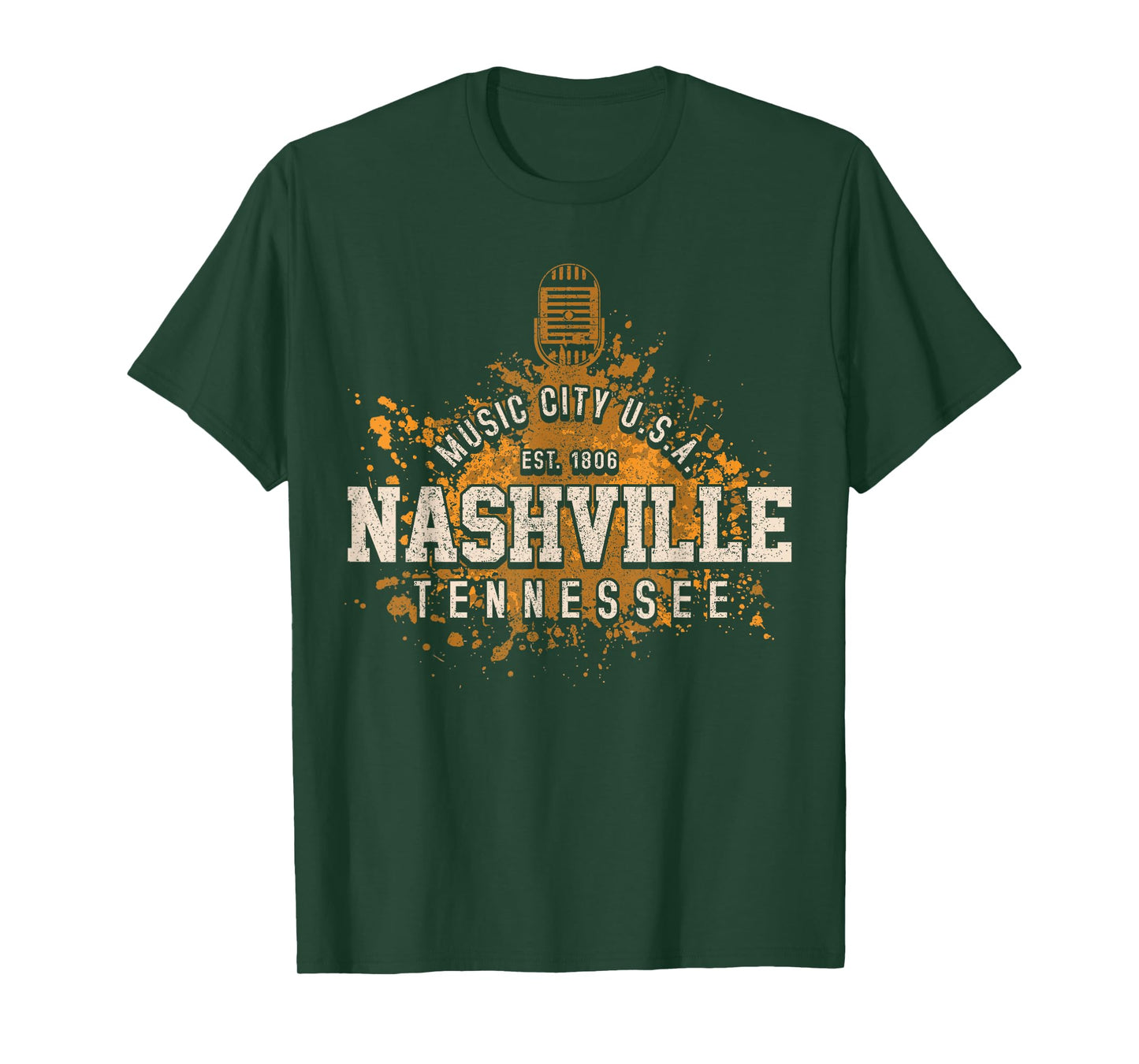 Nashville - Music City Tennessee Country Music Souvenir T-Shirt