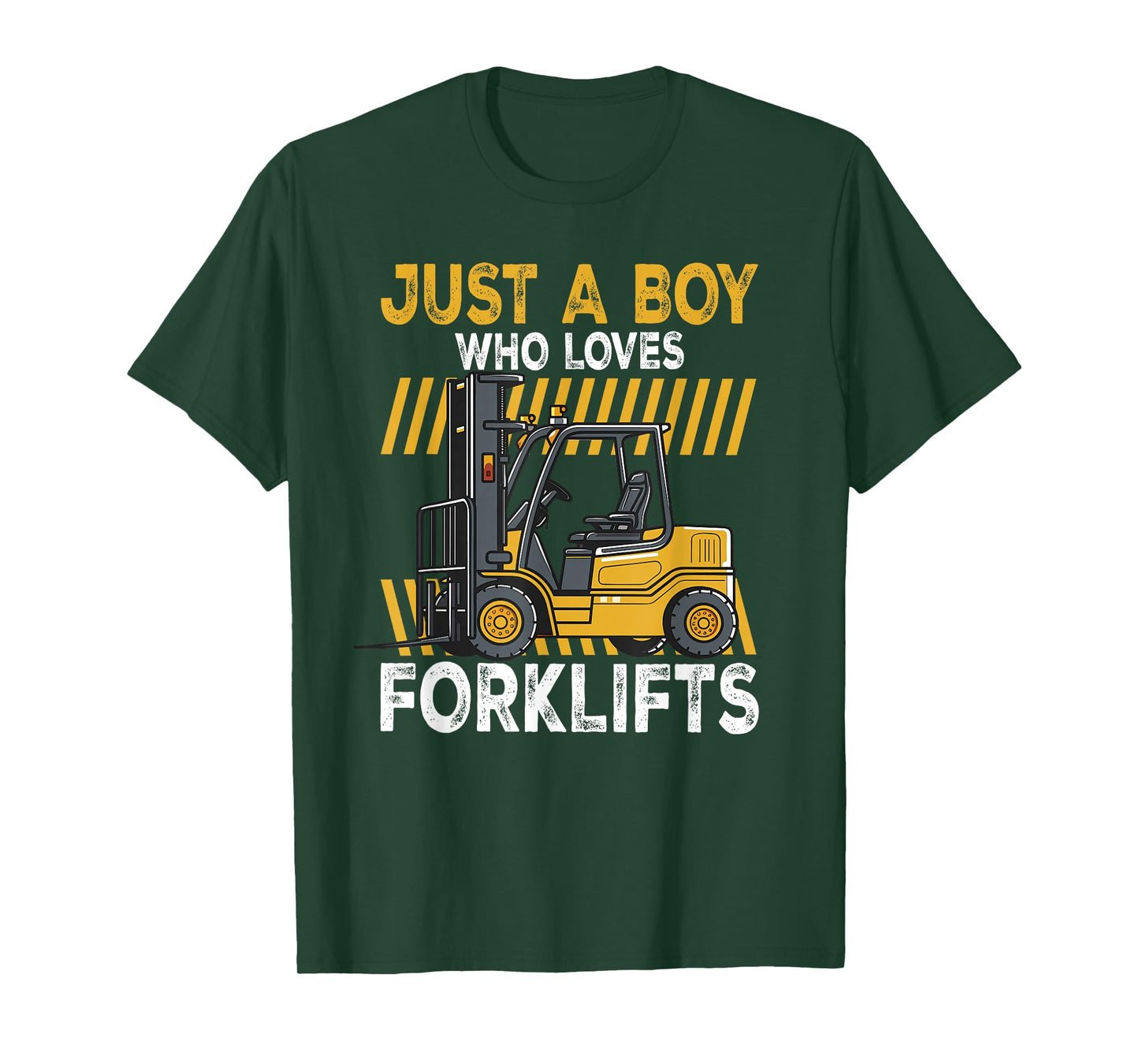 Funny Forklift Shirt Just a Boy Who Loves Forklifts T-Shirt