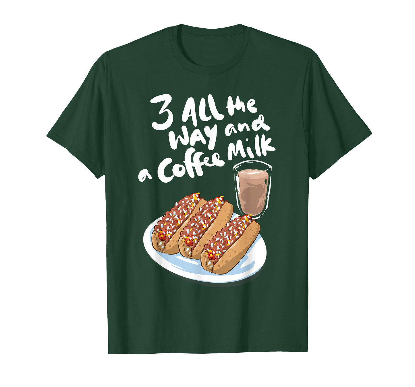 Funny Hot Weiner T Shirt Coffee Milk Rhode Island Lover Gift T-Shirt