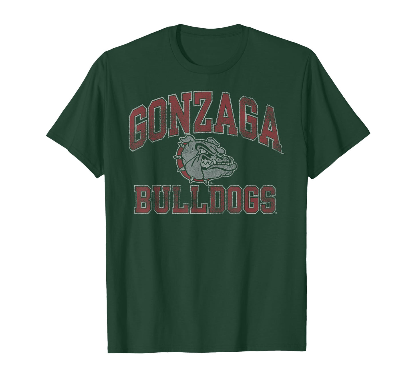 Gonzaga Bulldogs Vintage Worn Navy Officially Licensed T-Shirt