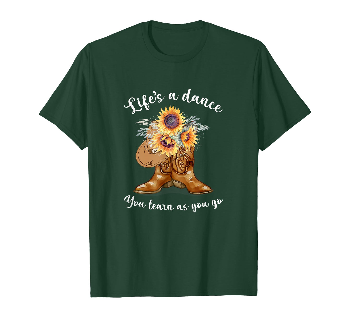 Life's A Dance You Learn As You Go Hippie Styles Costumed T-Shirt