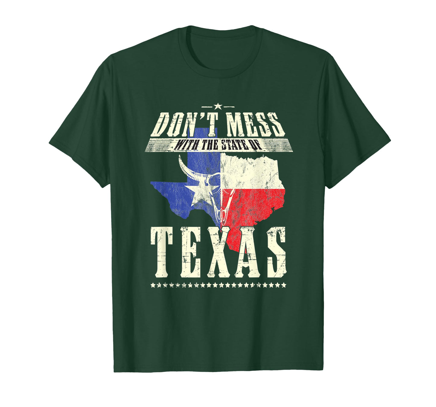 Don’t Mess With Texas Proud Texan Longhorn Lone Star State T-Shirt