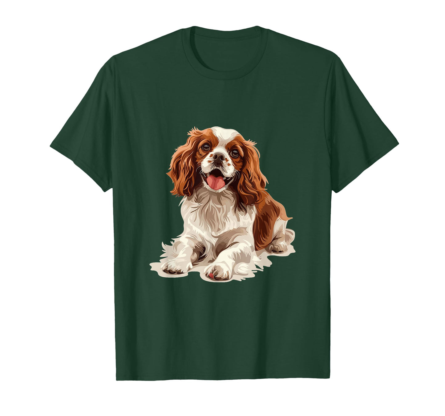 Cavalier King Charles Spaniel Dog Breed Graphic T-Shirt