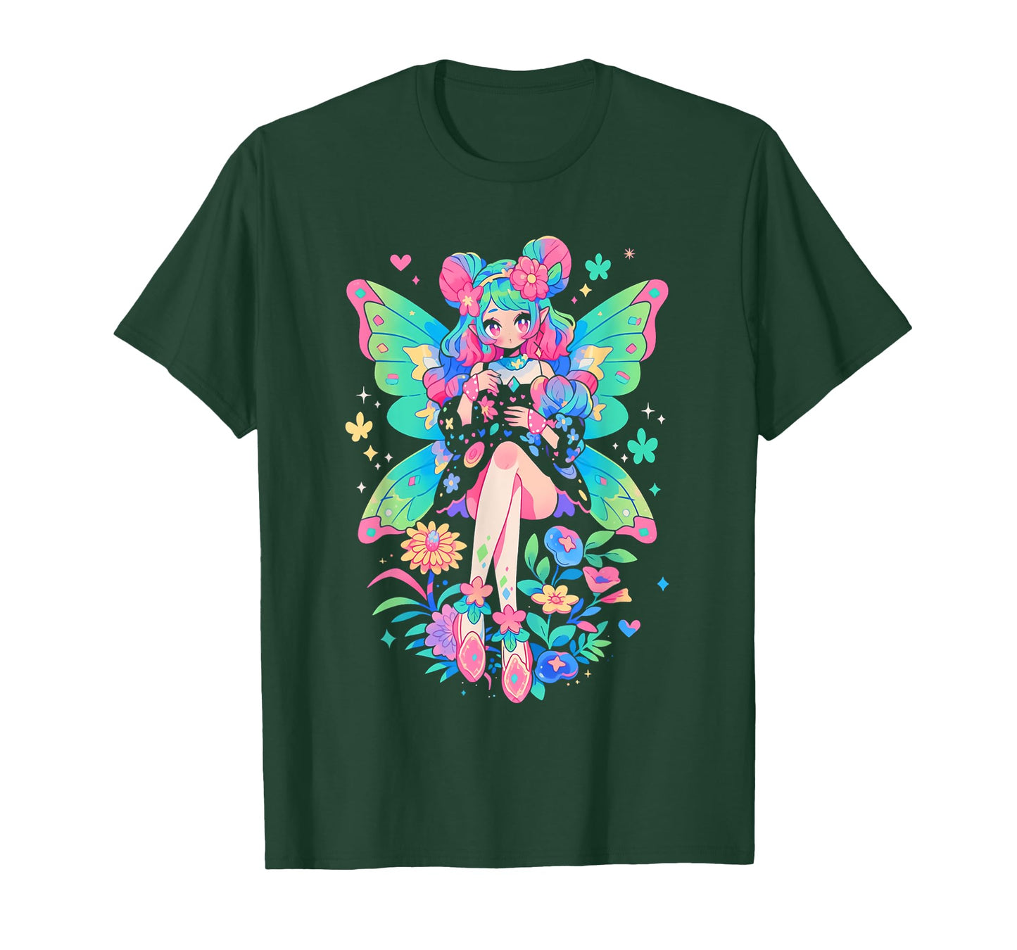 Anime Manga Girl | Kawaii Fairycore Fairy Kei Decora Kei T-Shirt