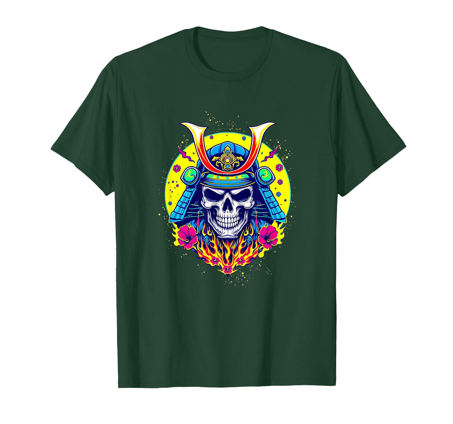 Samurai Power – Rising Sun Japanese Warrior Graphic T-Shirt T-Shirt