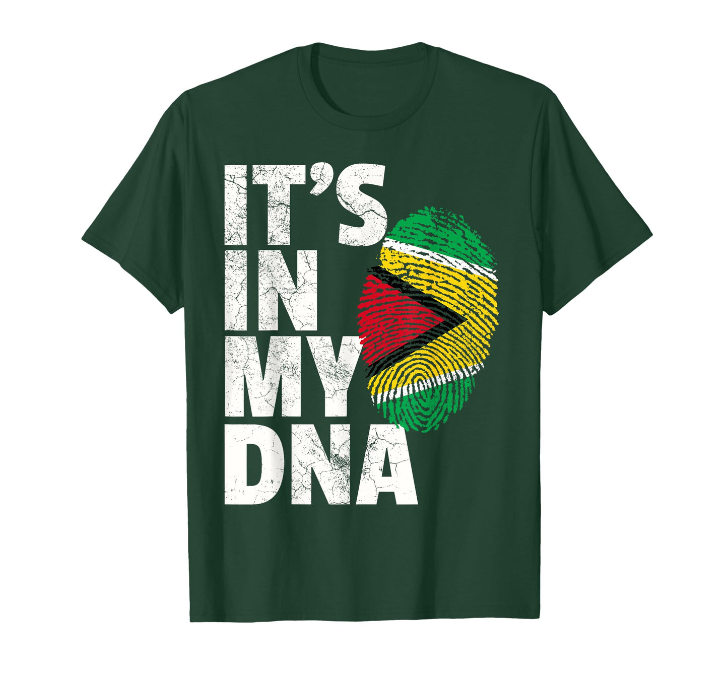 IT'S IN MY DNA Guyana Flag Pride National Country Roots Gift T-Shirt