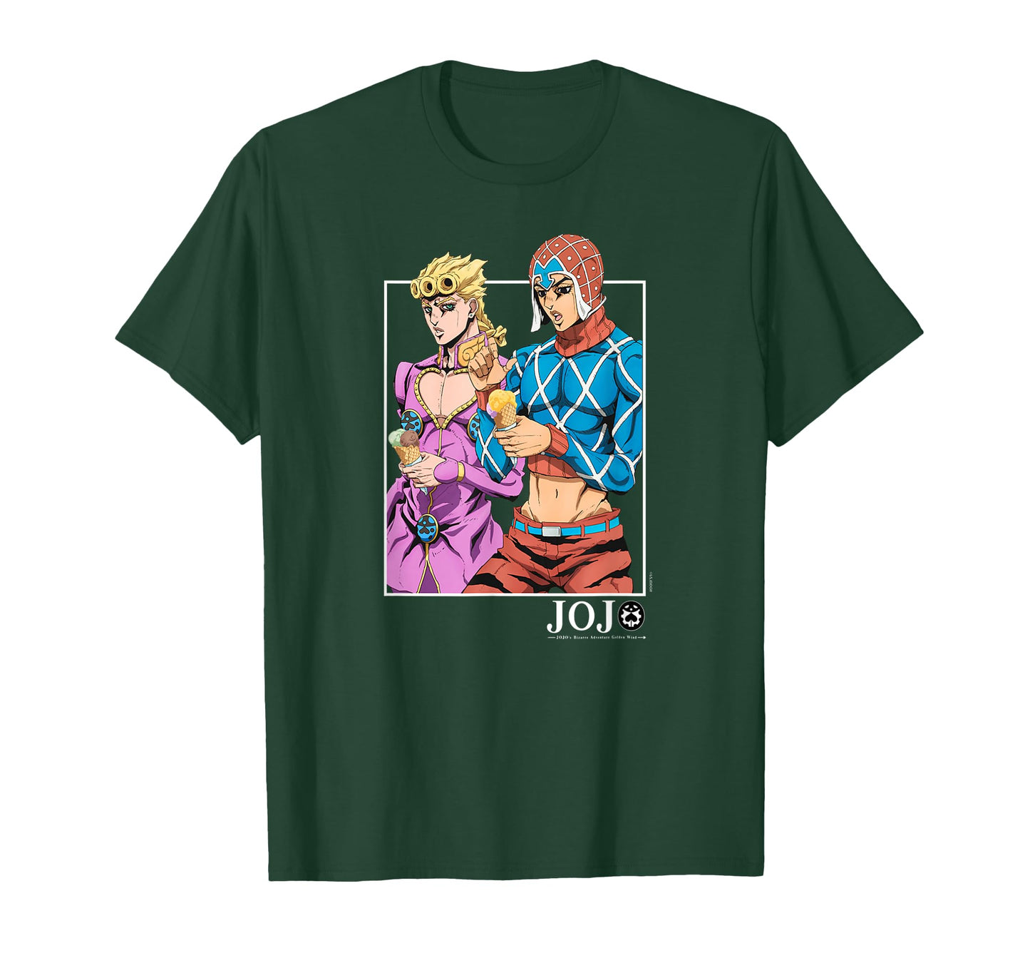 JoJo's Bizarre Adventure Enjoying Ice Cream Anime T-Shirt