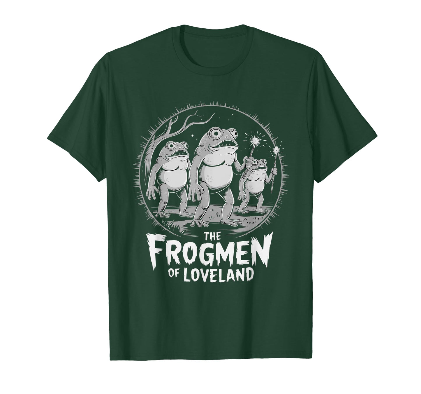 The Frogmen of Loveland Ohio Cryptid Urban Legend T-Shirt