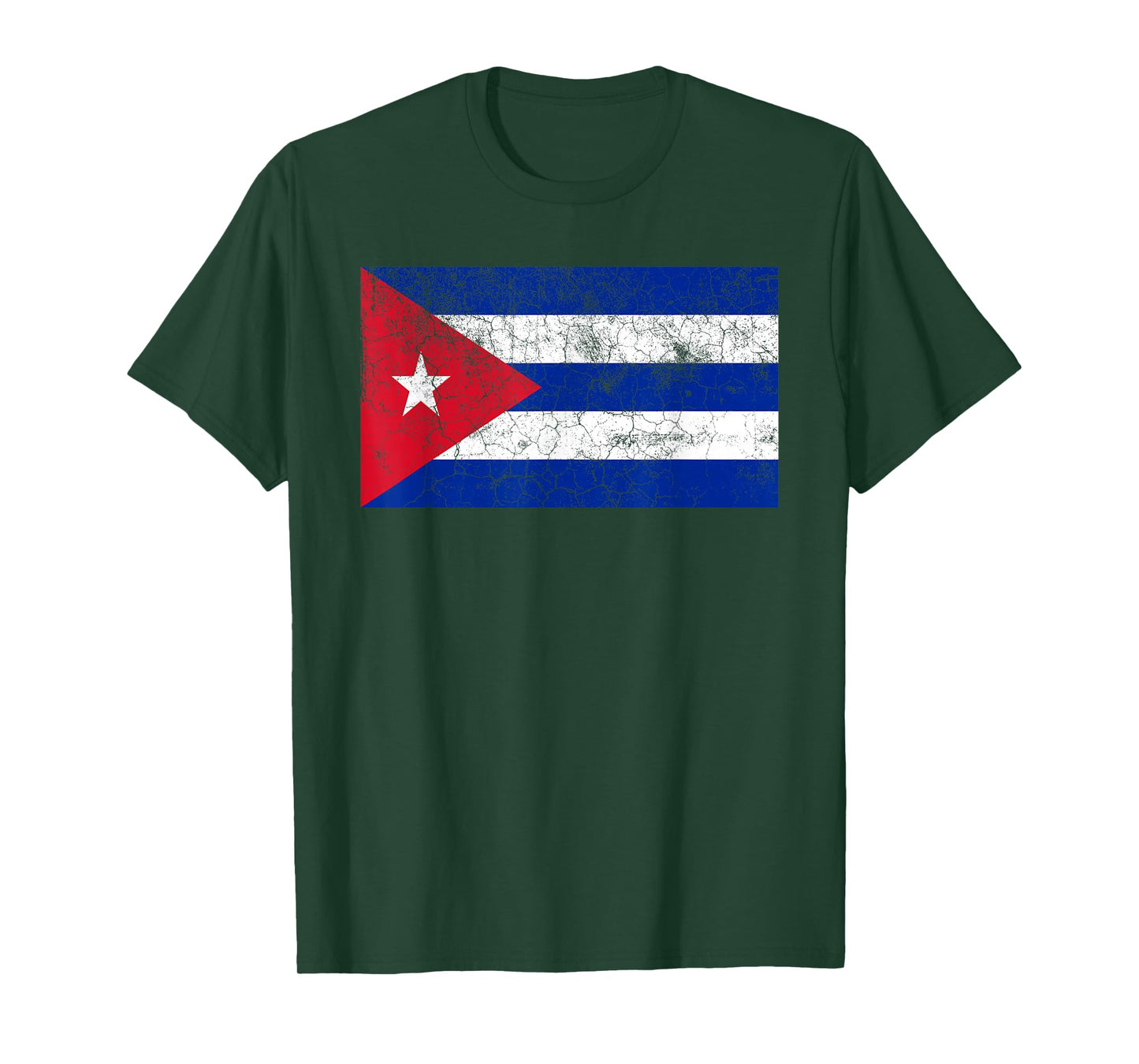 Cuban Flag T Shirt Cuba Vintage Pride Men Women Kids Gift T-Shirt