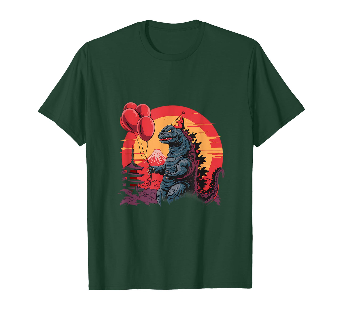 Kaiju Birthday Party Japan Monster Movie Bday Japanese T-Shirt