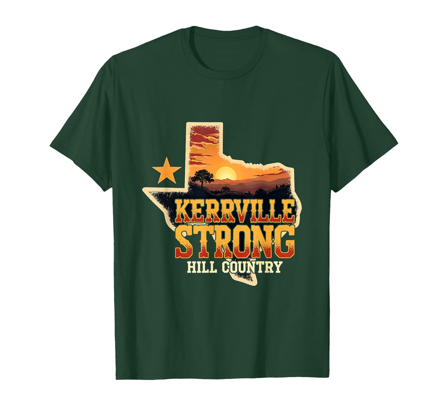 Texas Support Texas Strong Kerrville Strong Hill Country T-Shirt