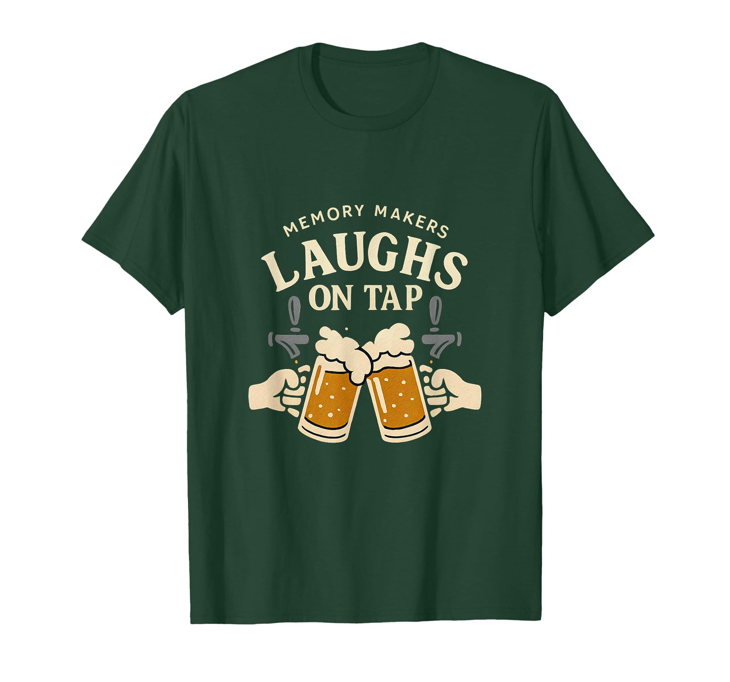 Laughs on Tap Beer Pub Sign Party Novelty T-Shirt