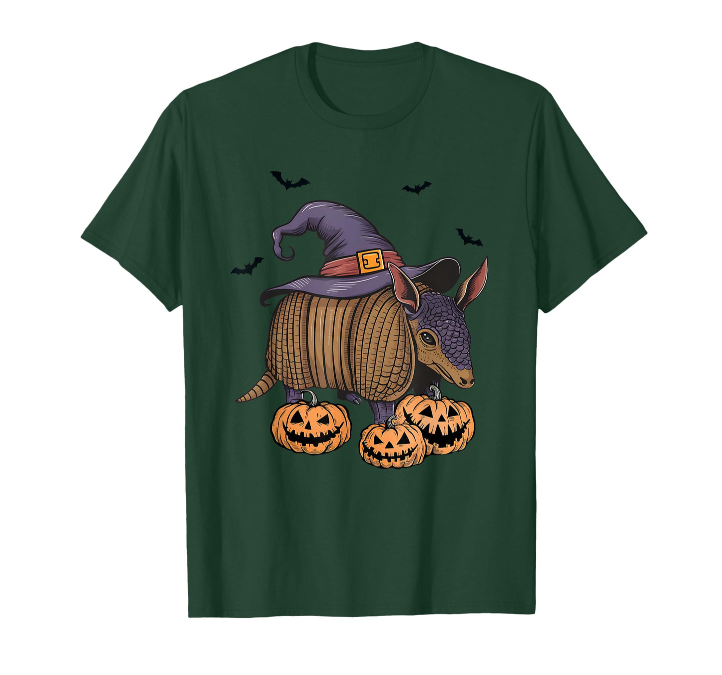 Halloween Armadillo Funny Witch Armadillo Costume girls kids T-Shirt