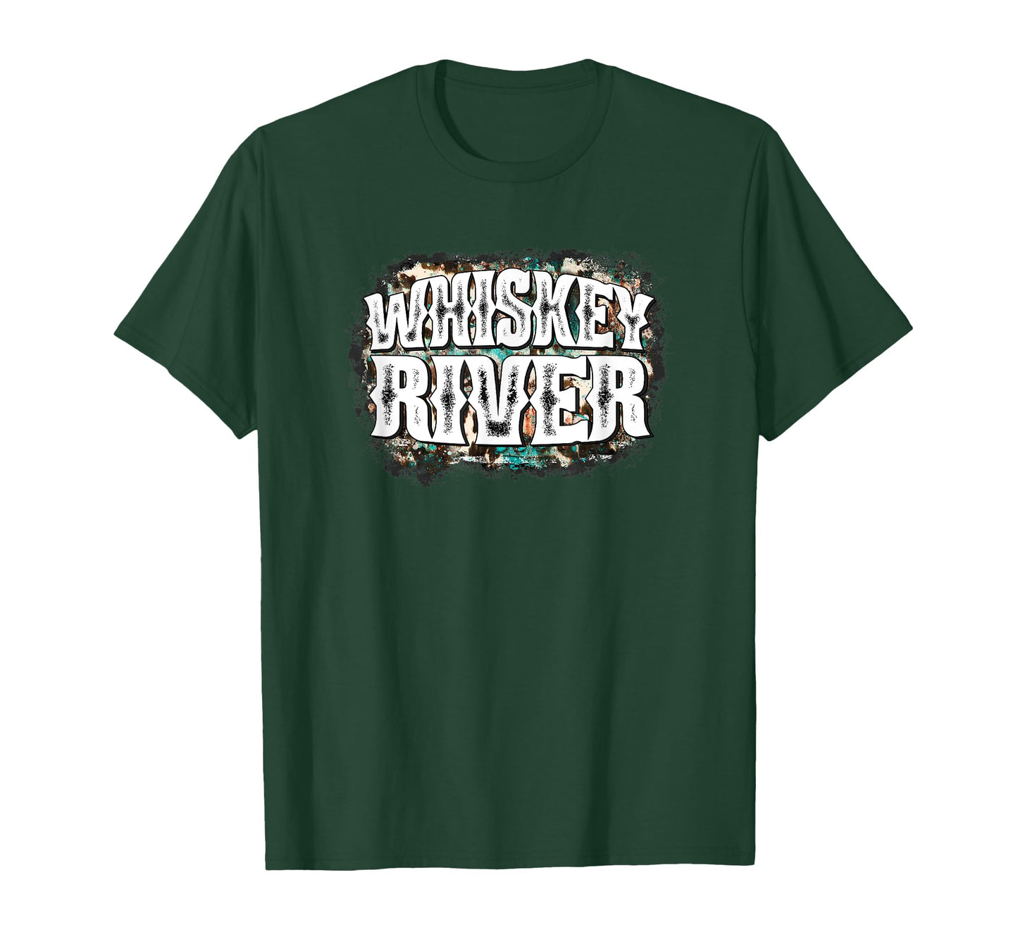 Funny Whiskey River Western Country Woman Man T-Shirt