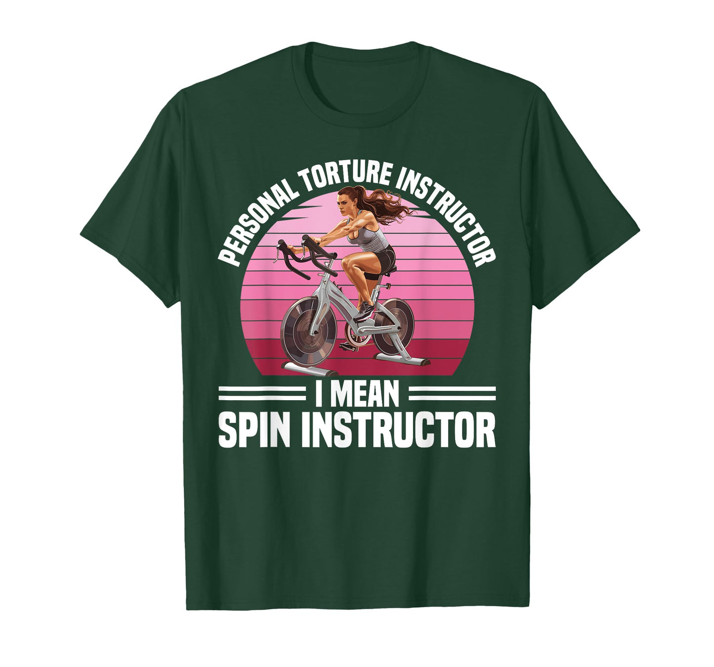 Spinning Bike Spin Class Indoor Cycling Bike Spin Instructor T-Shirt