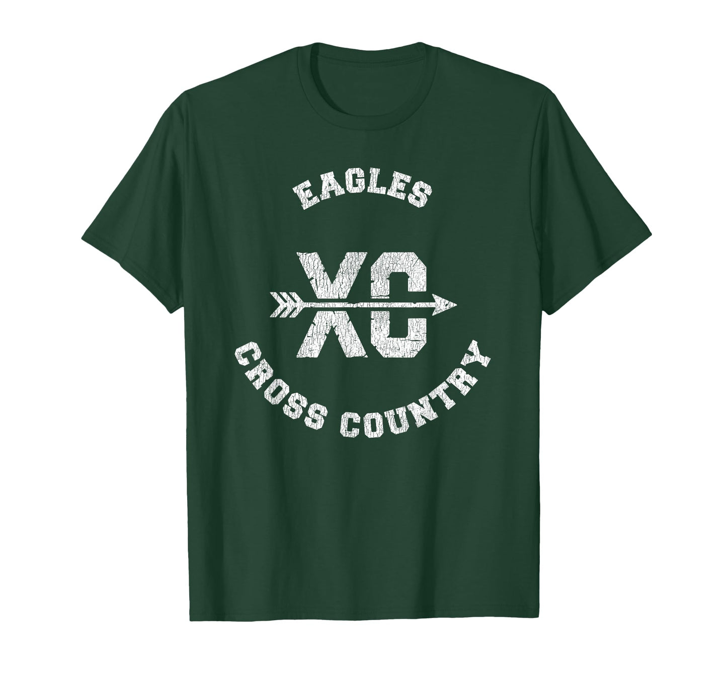 Eagles Cross Country Retro Distressed XC Running T-Shirt