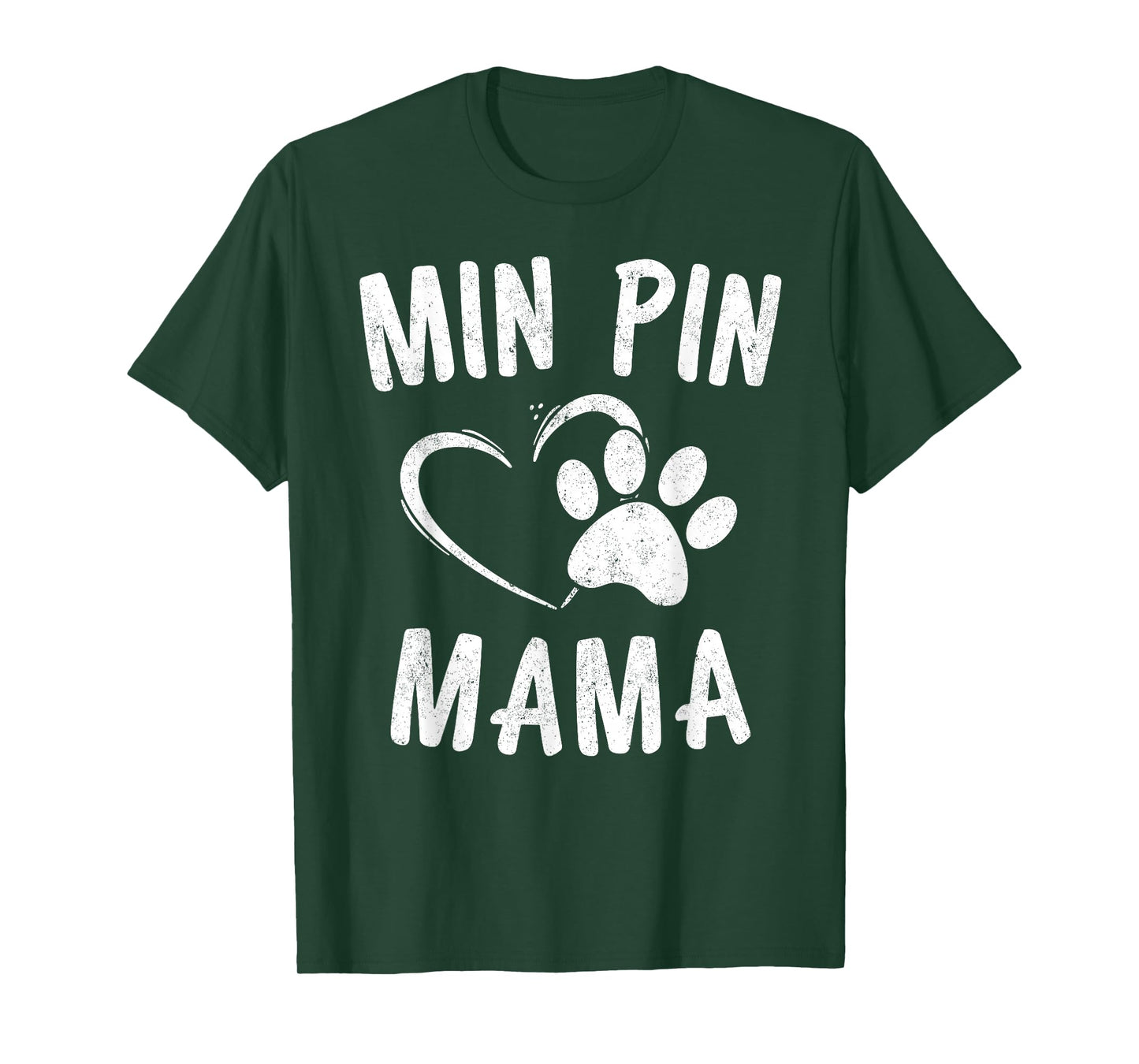 Min Pin Mama Gift Dog Lover Apparel Miniature Pinscher Mom T-Shirt