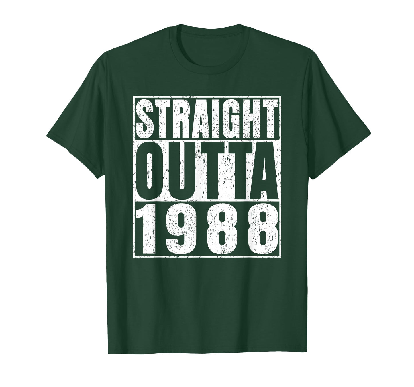 Straight Outta 1988 37 Years Old Gifts Vintage 37th Birthday T-Shirt