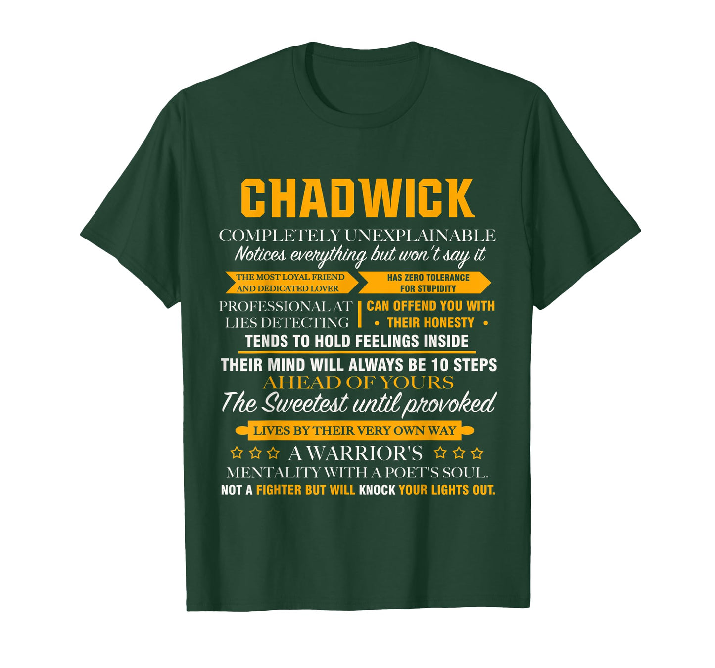 CHADWICK completely unexplainable family christmas T-Shirt