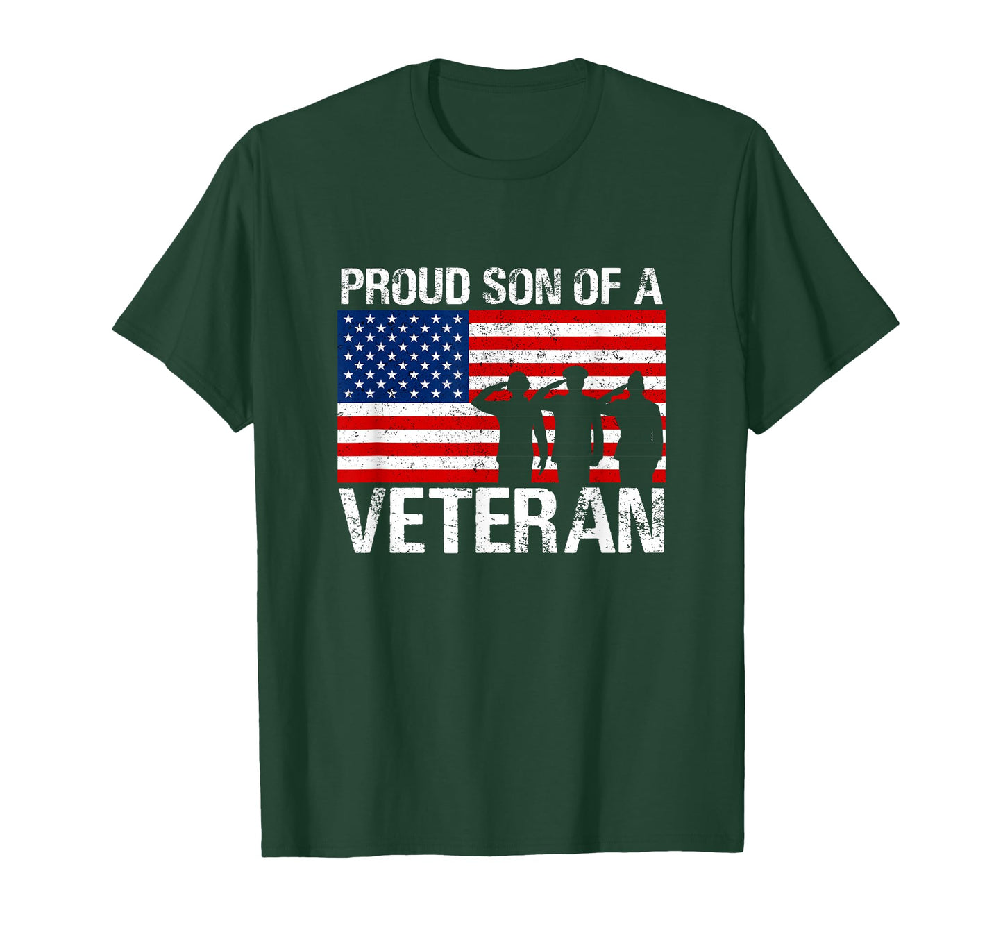 USA United States Military Family Proud Son Of A Veteran T-Shirt