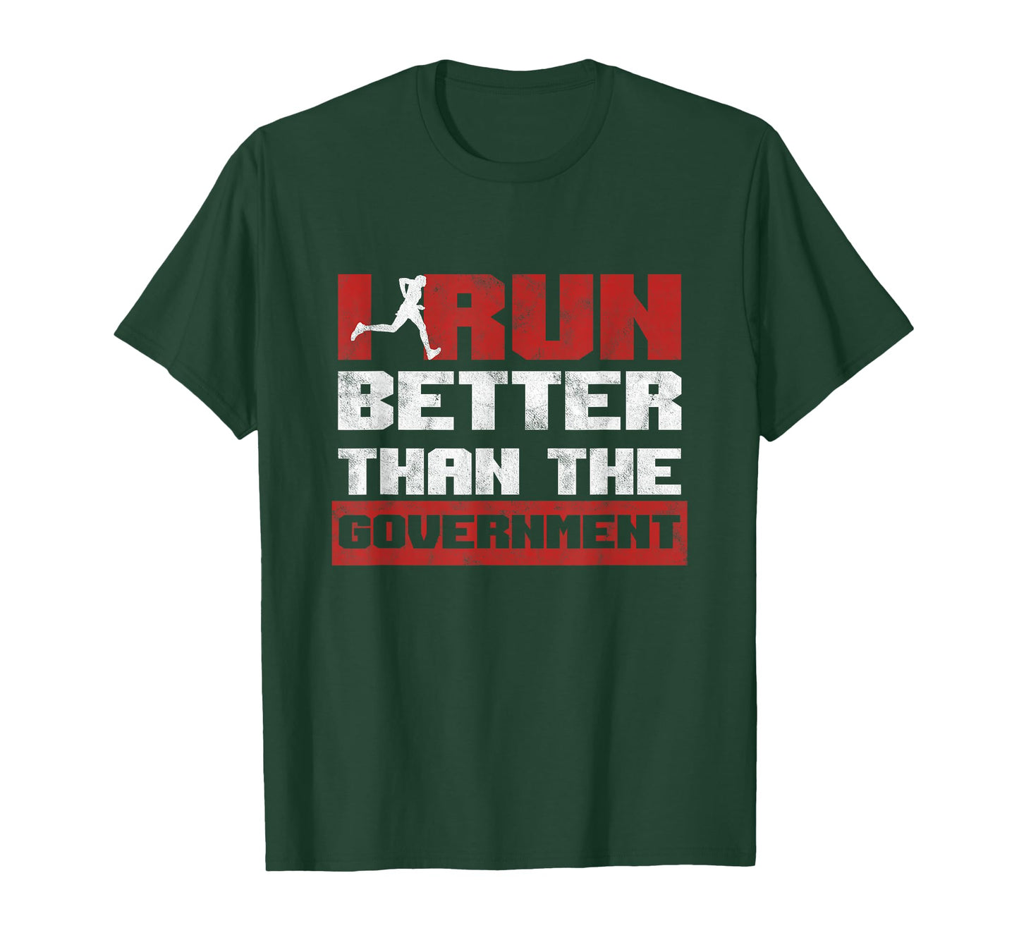Track Athletes Sprinter Ich Renne Besser als Die Government T-Shirt