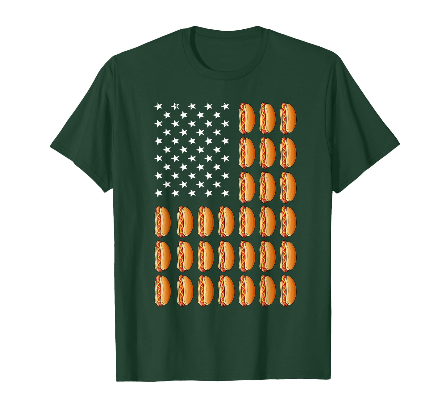 Funny Hot Dog Art For Men Women Kids Food Hotdog Lovers T-Shirt