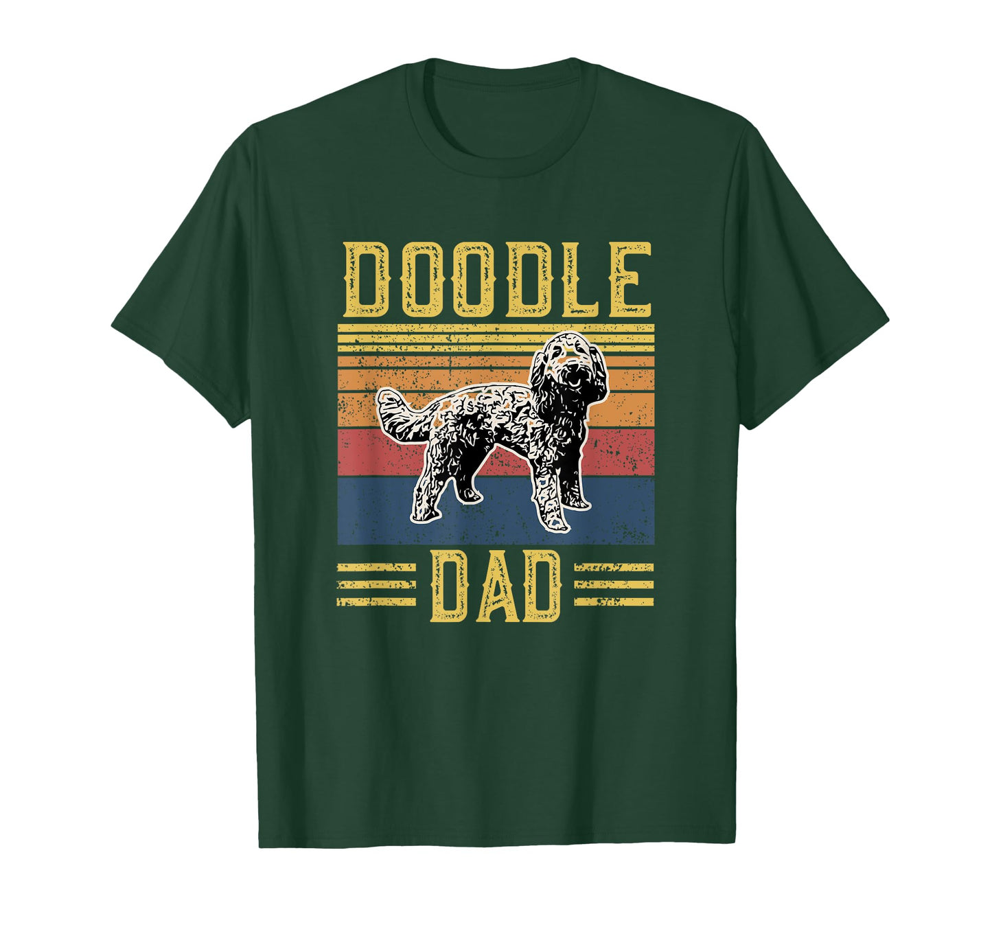 Vintage Doodle Dad Father - Aussie Doodle & Goldendoodle T-Shirt