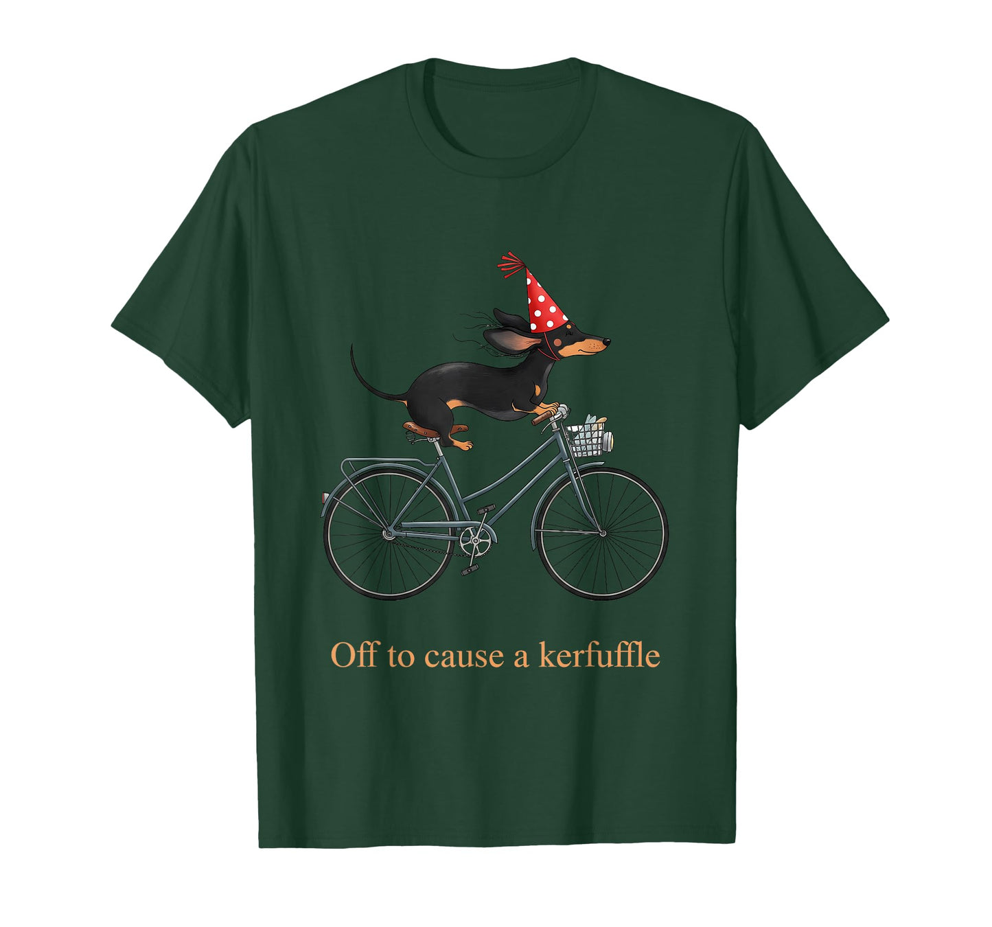 Off to Cause a Kerfuffle Funny Dog T-Shirt