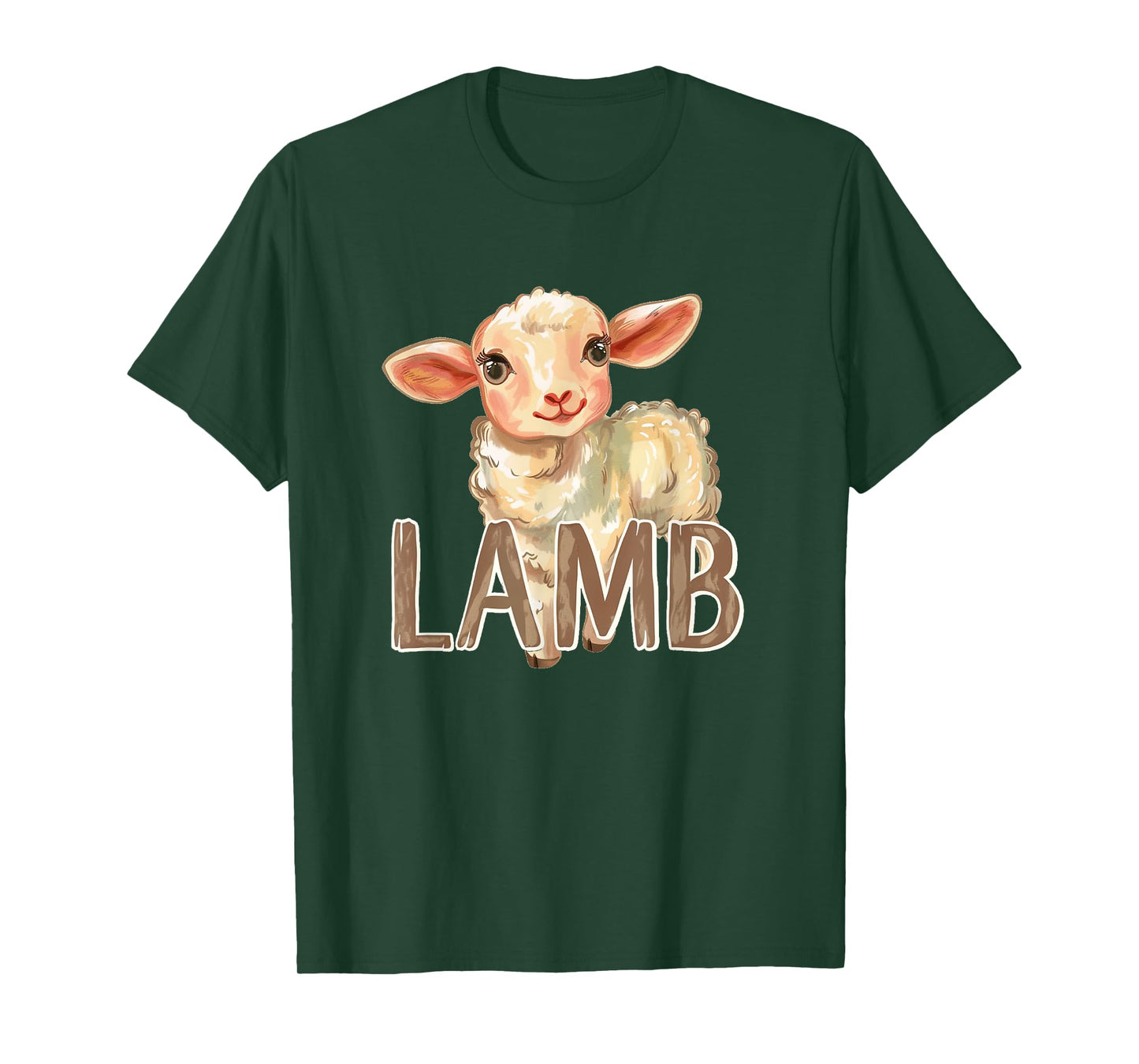 Cute Baby Lamb Face Outfit for Lambs and Sheep Lovers T-Shirt