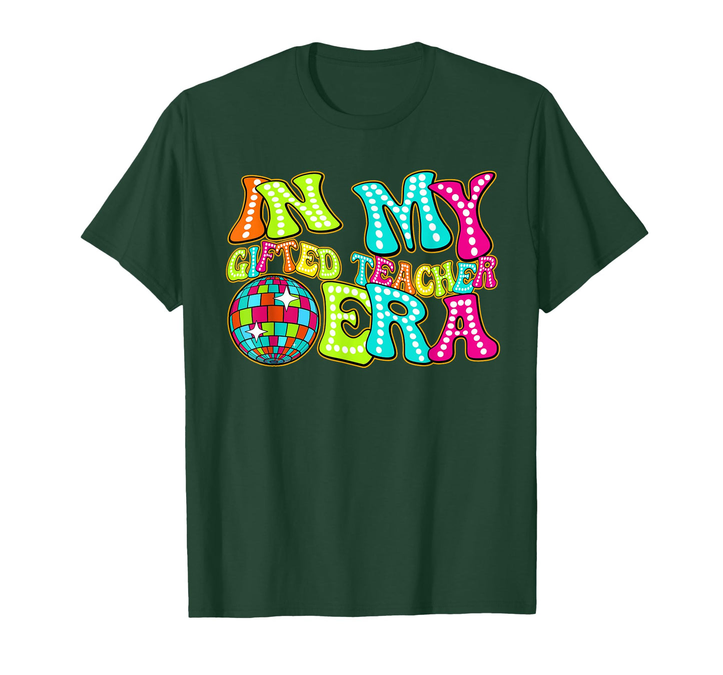 Disco Groovy In My Gifted Teacher Era T-Shirt