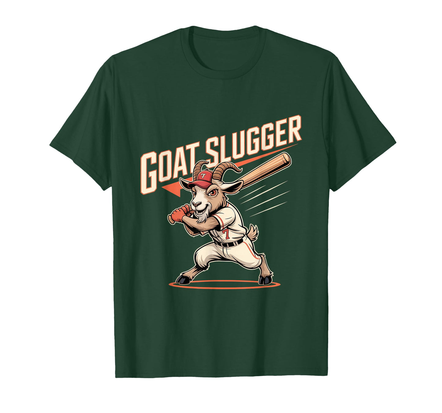 Goat Slugger Baseball Power Hitter All Star Bat T-Shirt
