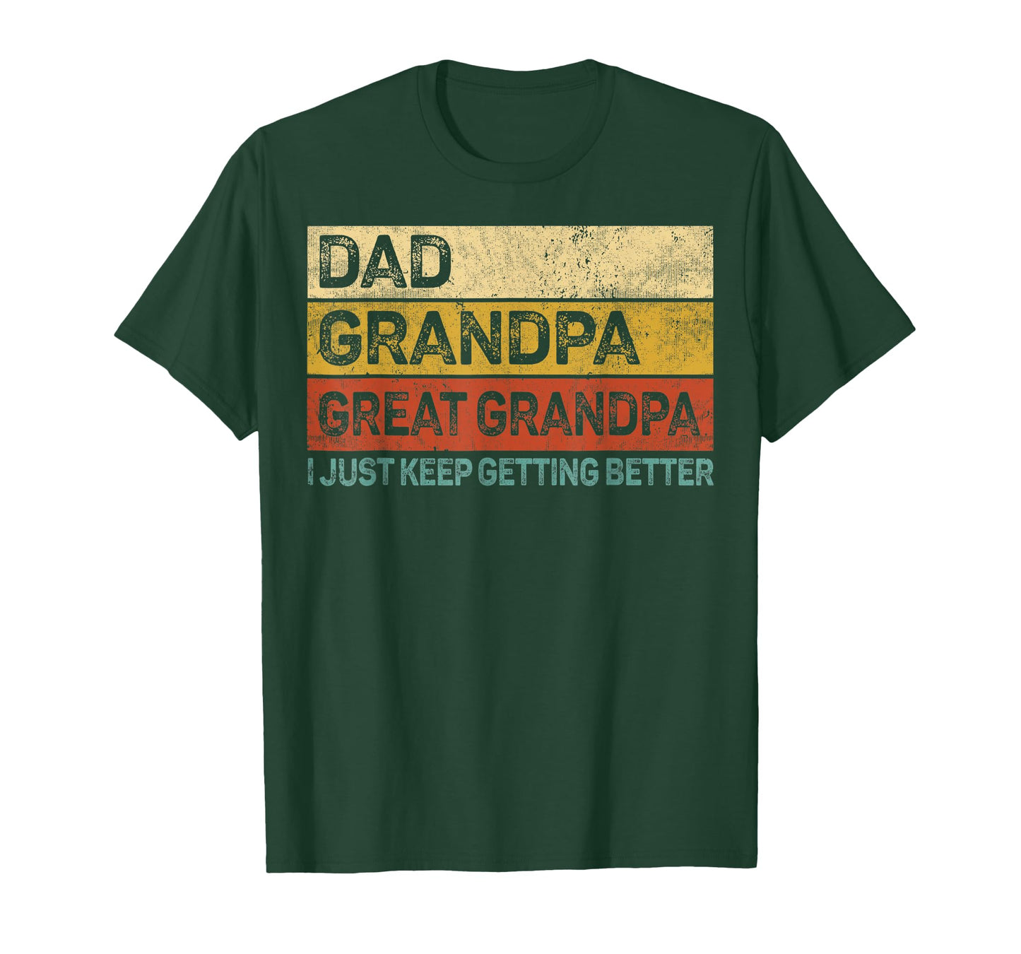 Fathers Day Gift from Grandkids Dad Grandpa Great Grandpa T-Shirt