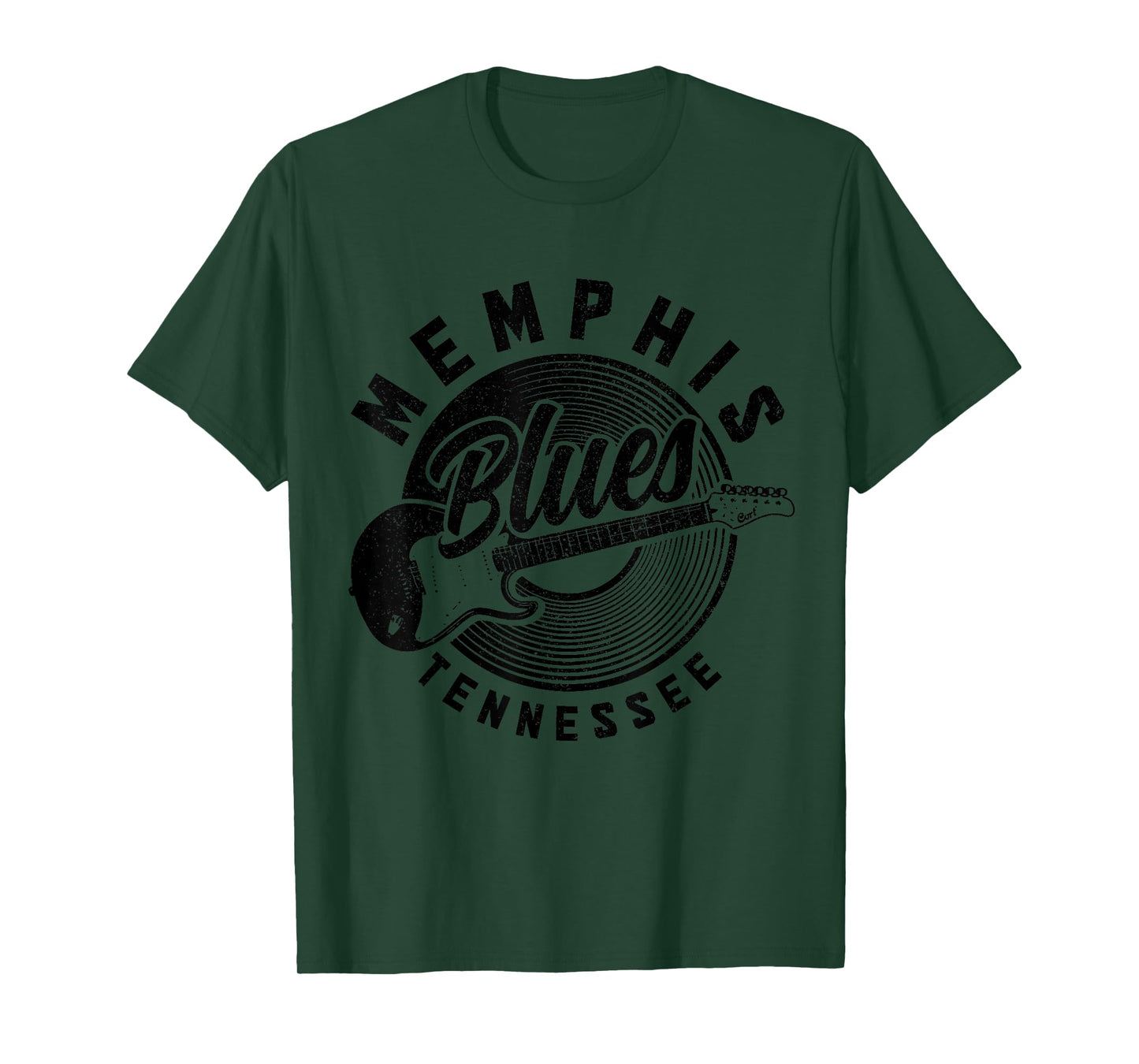 Memphis Tennessee TN Pride Guitar Blues Music Vintage T-Shirt