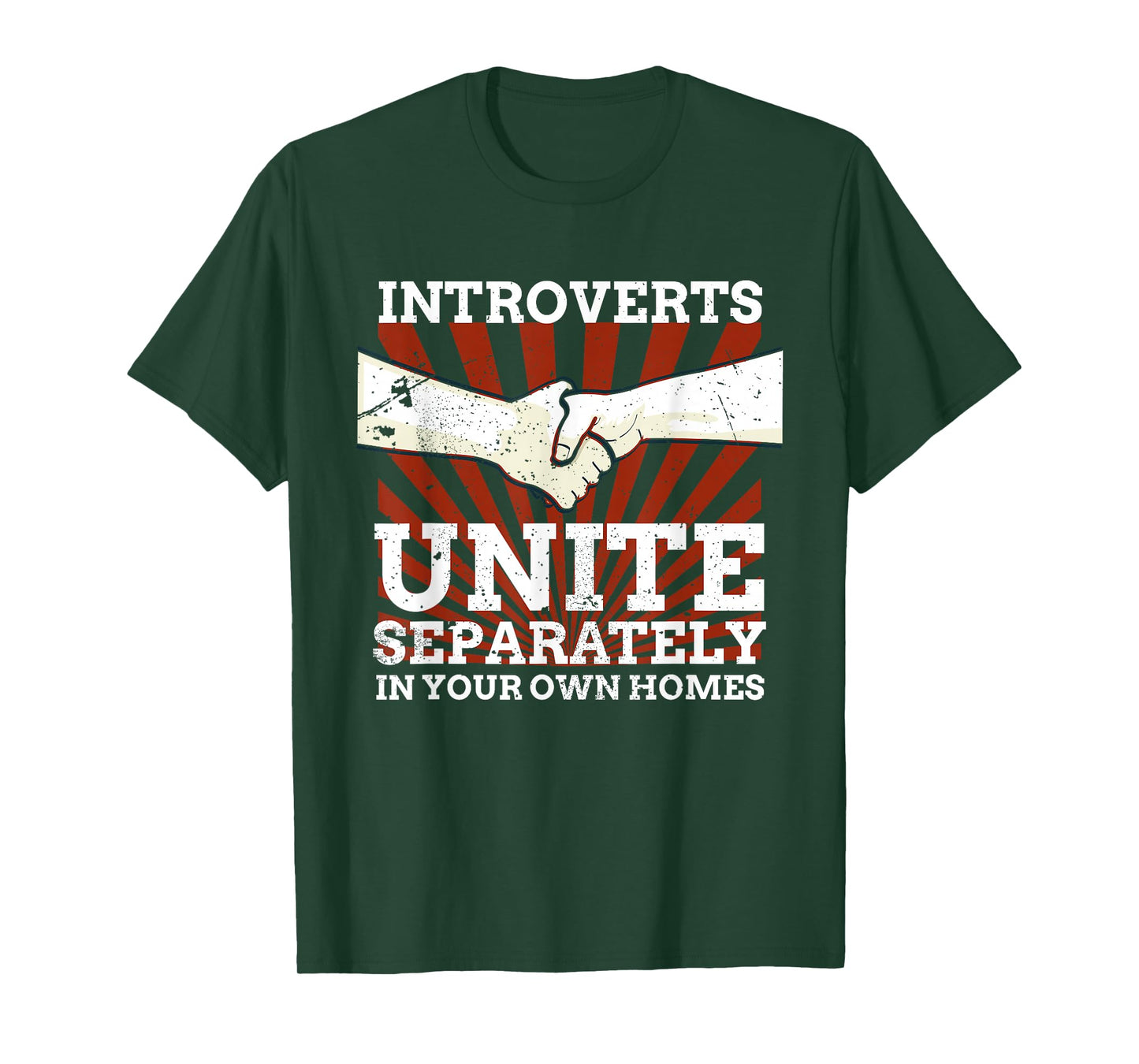 Introverts Unite Separately in Your Own Homes Quiet People T-Shirt
