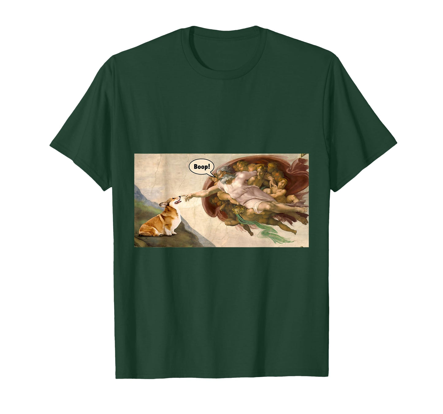 Boop The Snoot of Welsh Corgi Funny Korgi Dog Meme T-Shirt