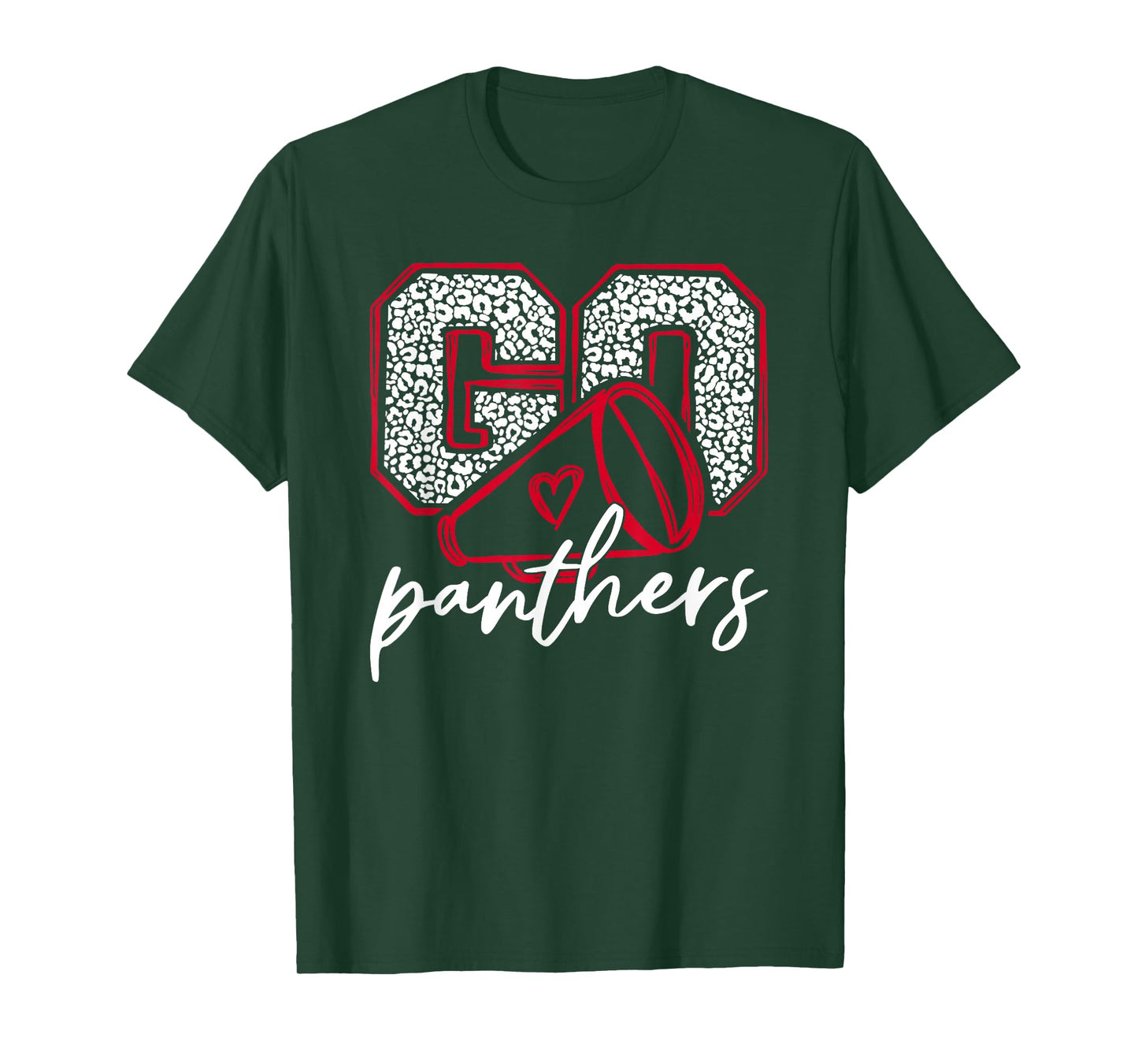 Go Cheer Panthers School Sports Name Panthers Back to School T-Shirt