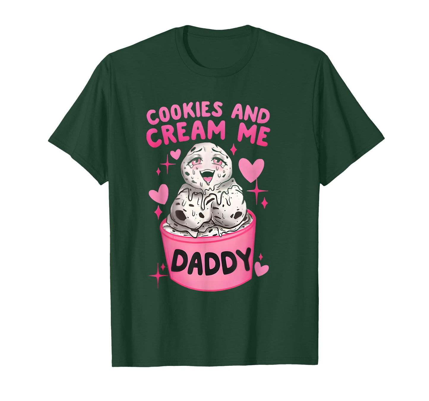 Cookies And Cream Me Daddy Funny Halloween Humor Sarcasm T-Shirt