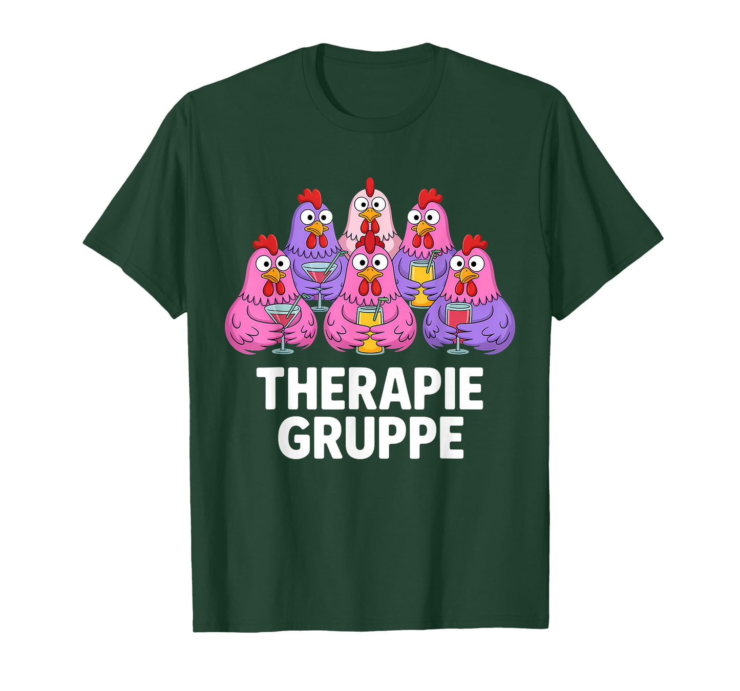 Therapy Group Girls Evening Chickens Girls Group T-Shirt