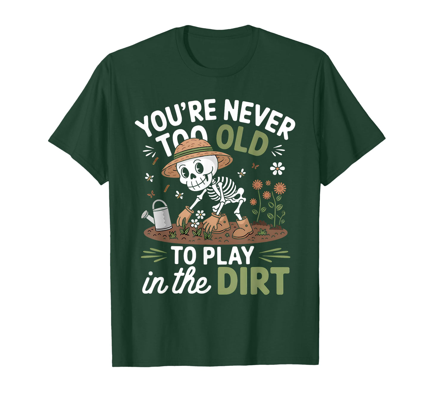 Gardening T Shirt Men Women Gardener Humor Funny Gardening T-Shirt