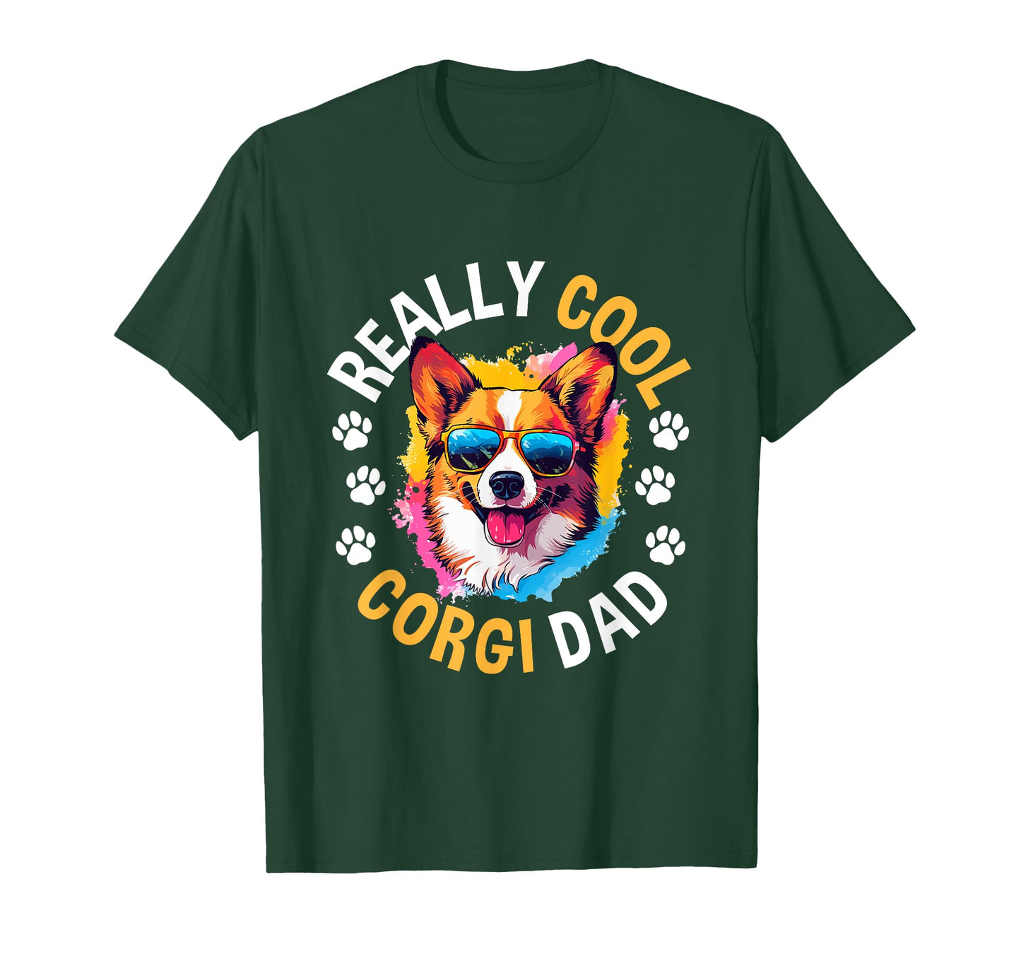 Pembroke Welsh Corgi - Really Cool Corgi Dad T-Shirt