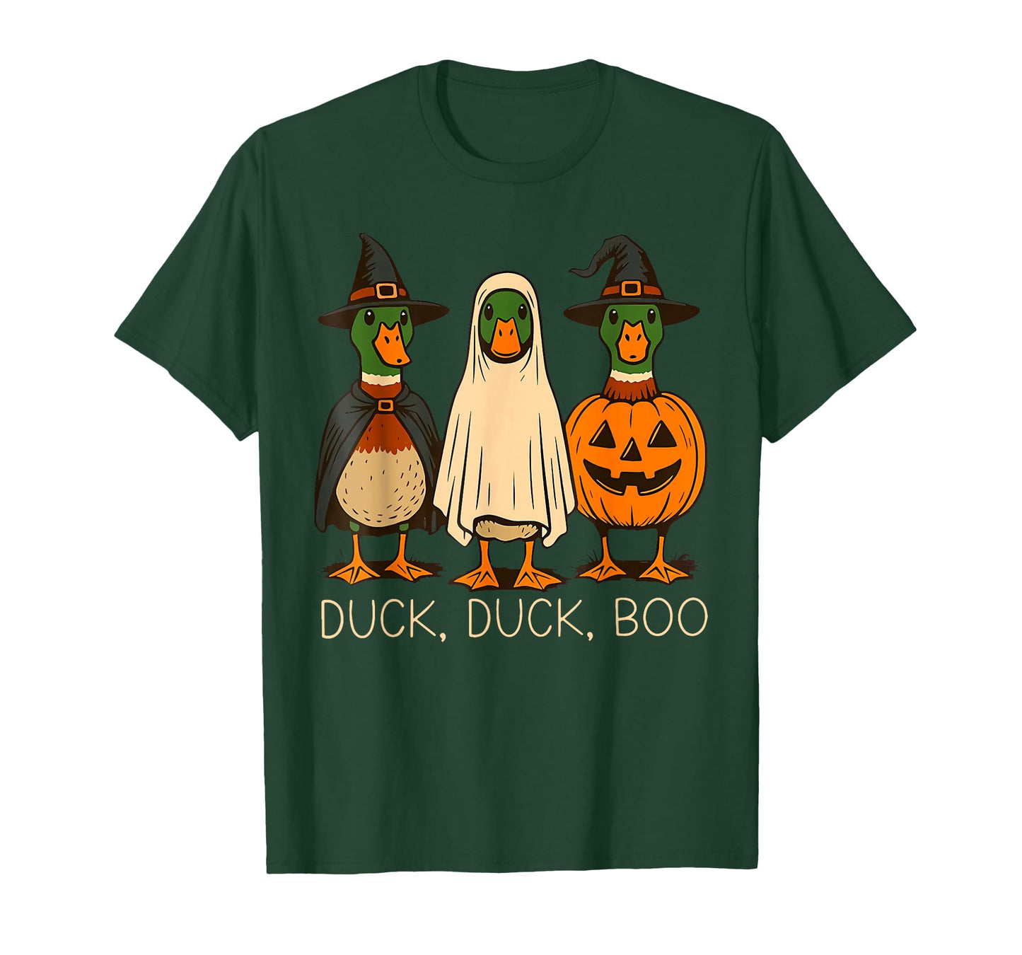 Funny Duck Duck Boo Halloween Costume Duck T-Shirt