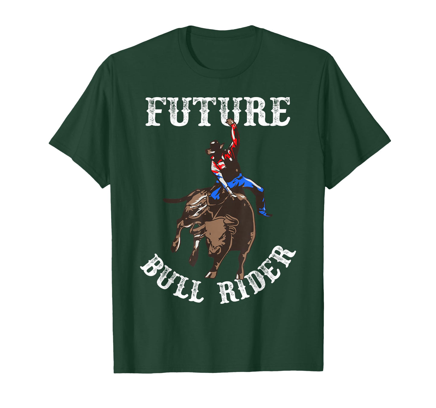 Rodeo Future Bull Rider Bull Riding Mechanical Boys Kids T-Shirt