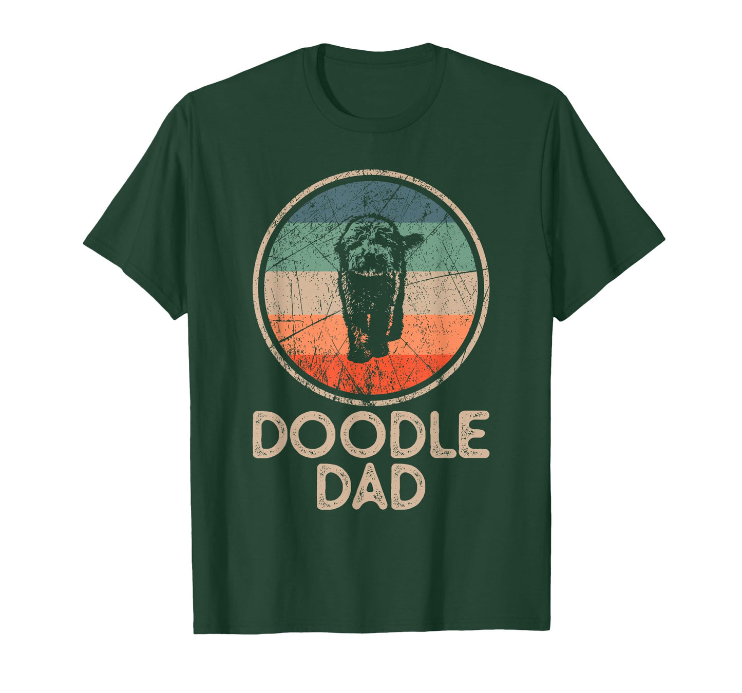 Doodle Dog - Vintage Doodle Dad T-Shirt Small