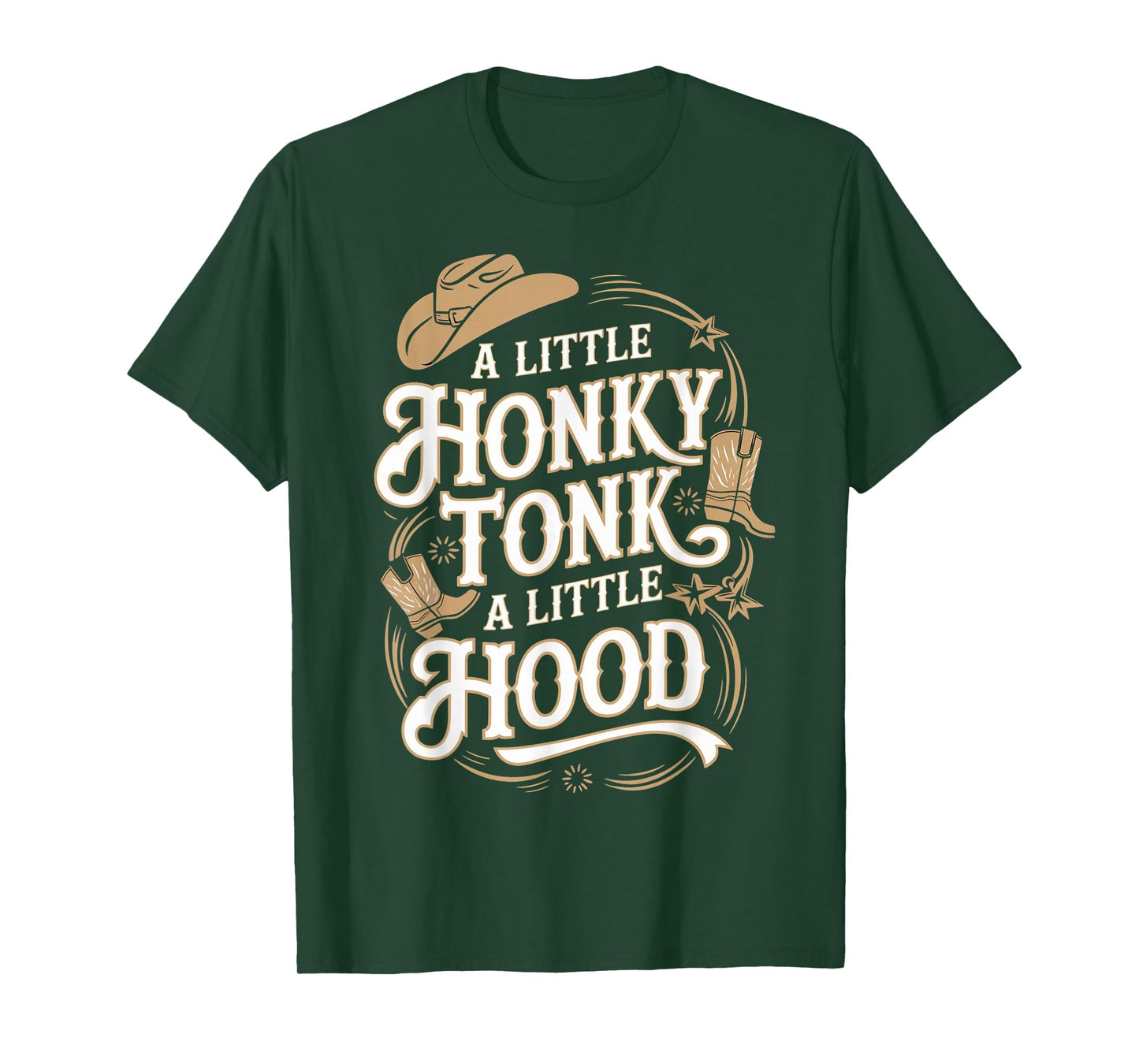 Little Honky Tonk Western Farm Musician Honky Tonk T-Shirt