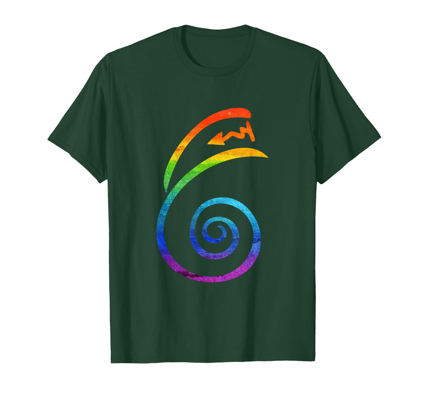 LGBT Pride Flag Reiki Dai Ko Myo Spiritual Chakra Yoga T-Shirt