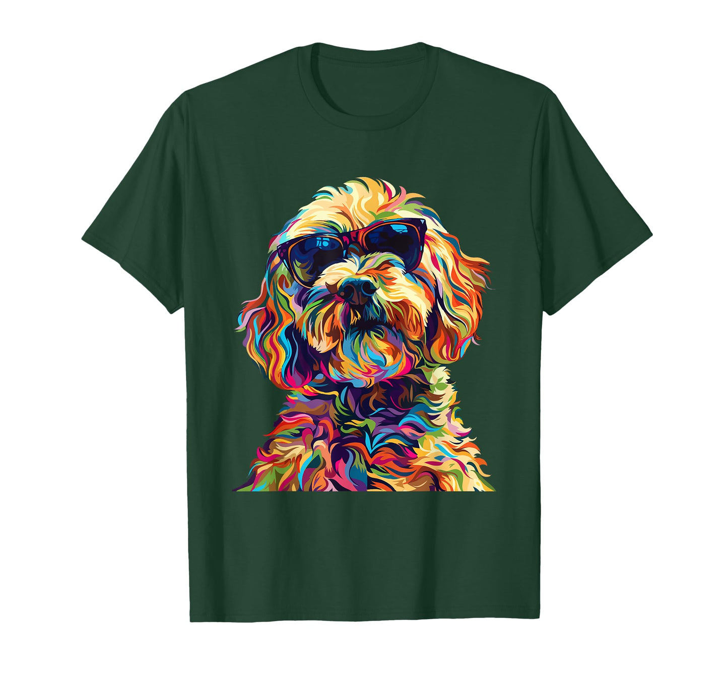 Cockapoo Lovers Design Pop Art Funny Cockapoo Dog T-Shirt