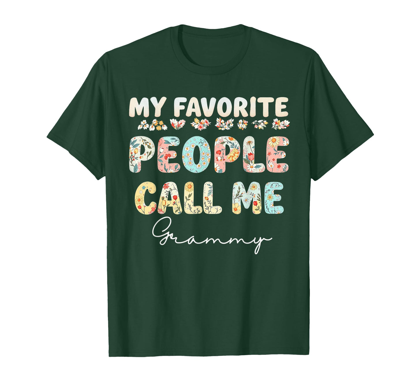 Wildflowers Grammy Floral Mother's Day Grammy T-Shirt