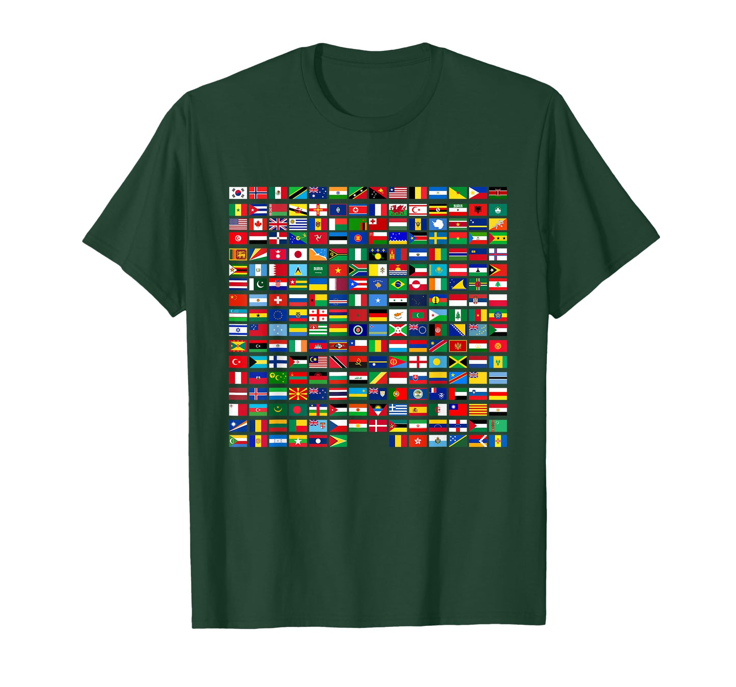 All Countries Flags Of The World 287 Flag International T-Shirt