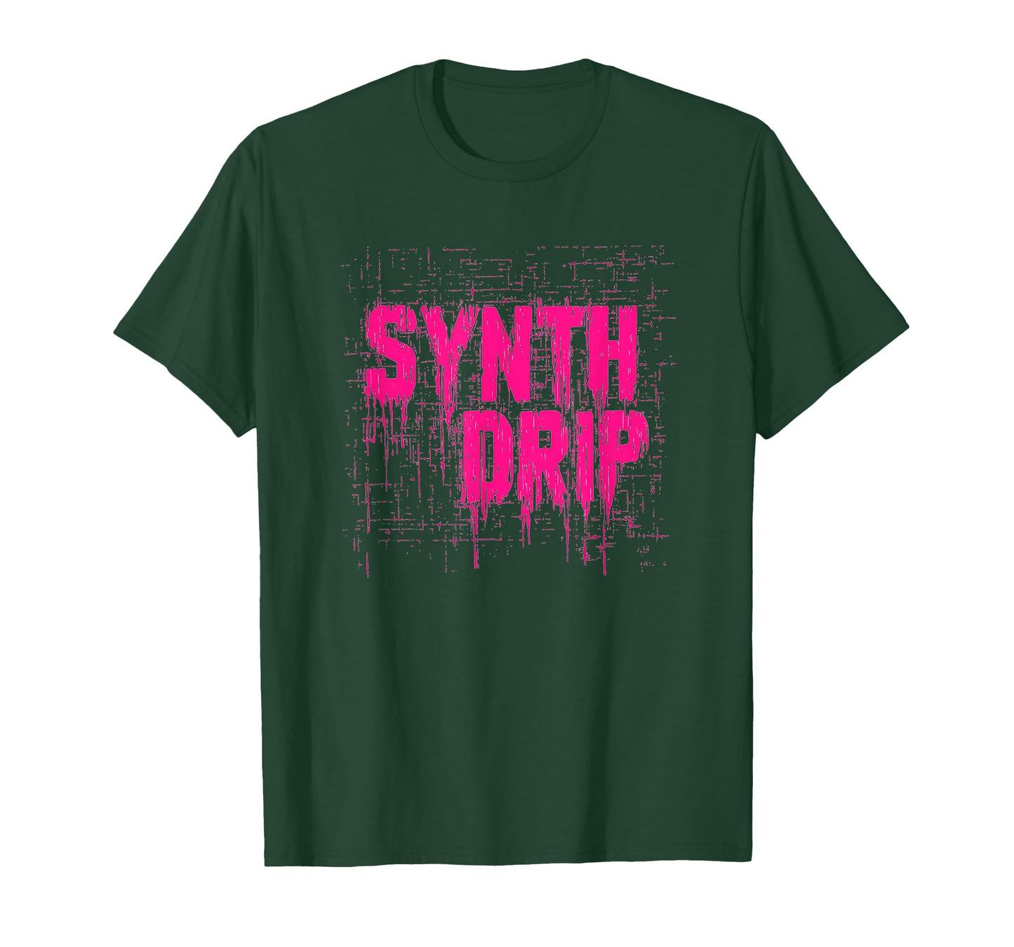 Cool Synth Drip Emblem Costume T-Shirt
